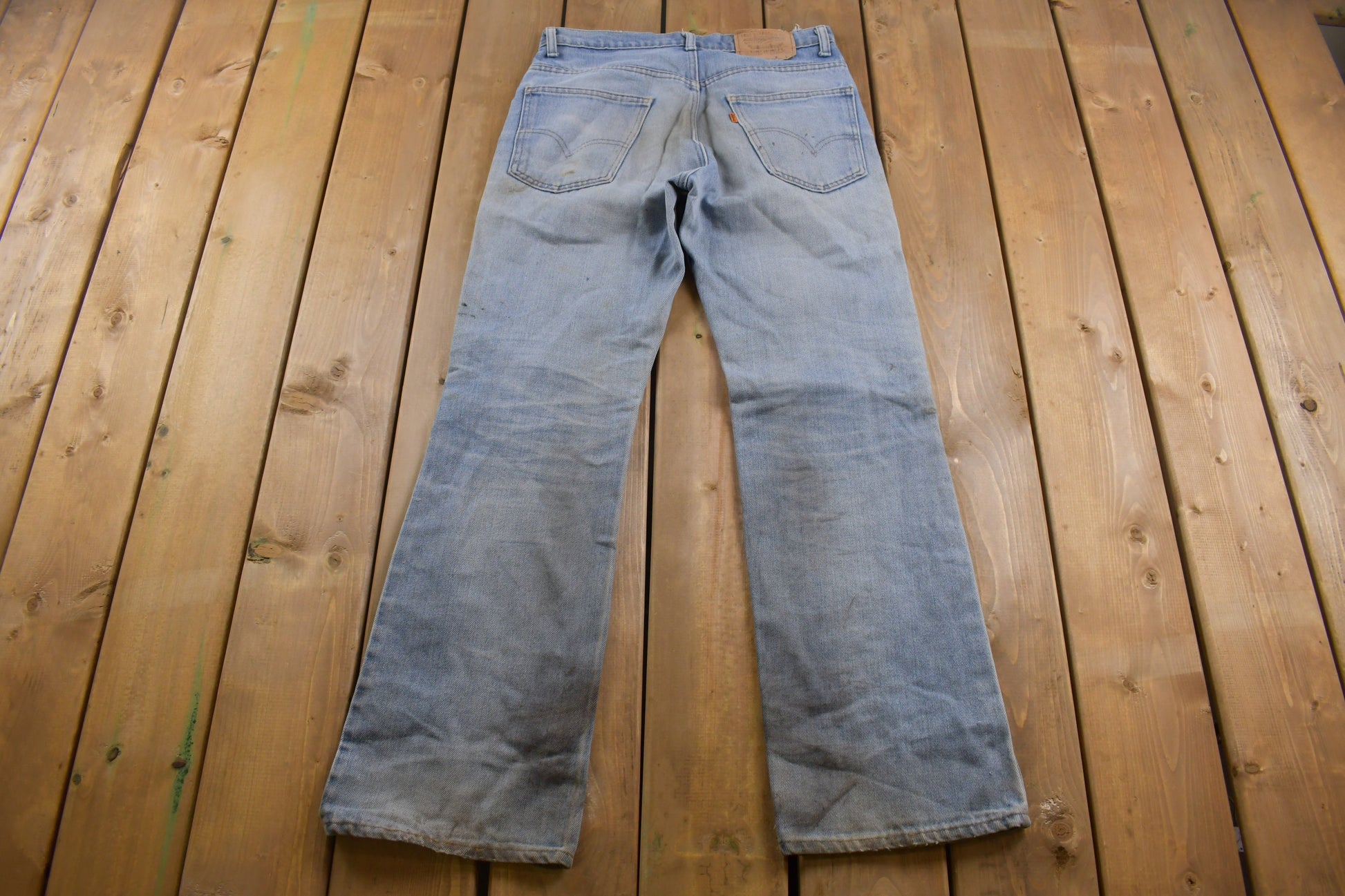 True Vintage 1970s Levi's Orange Tab Jeans Size 32 x 31