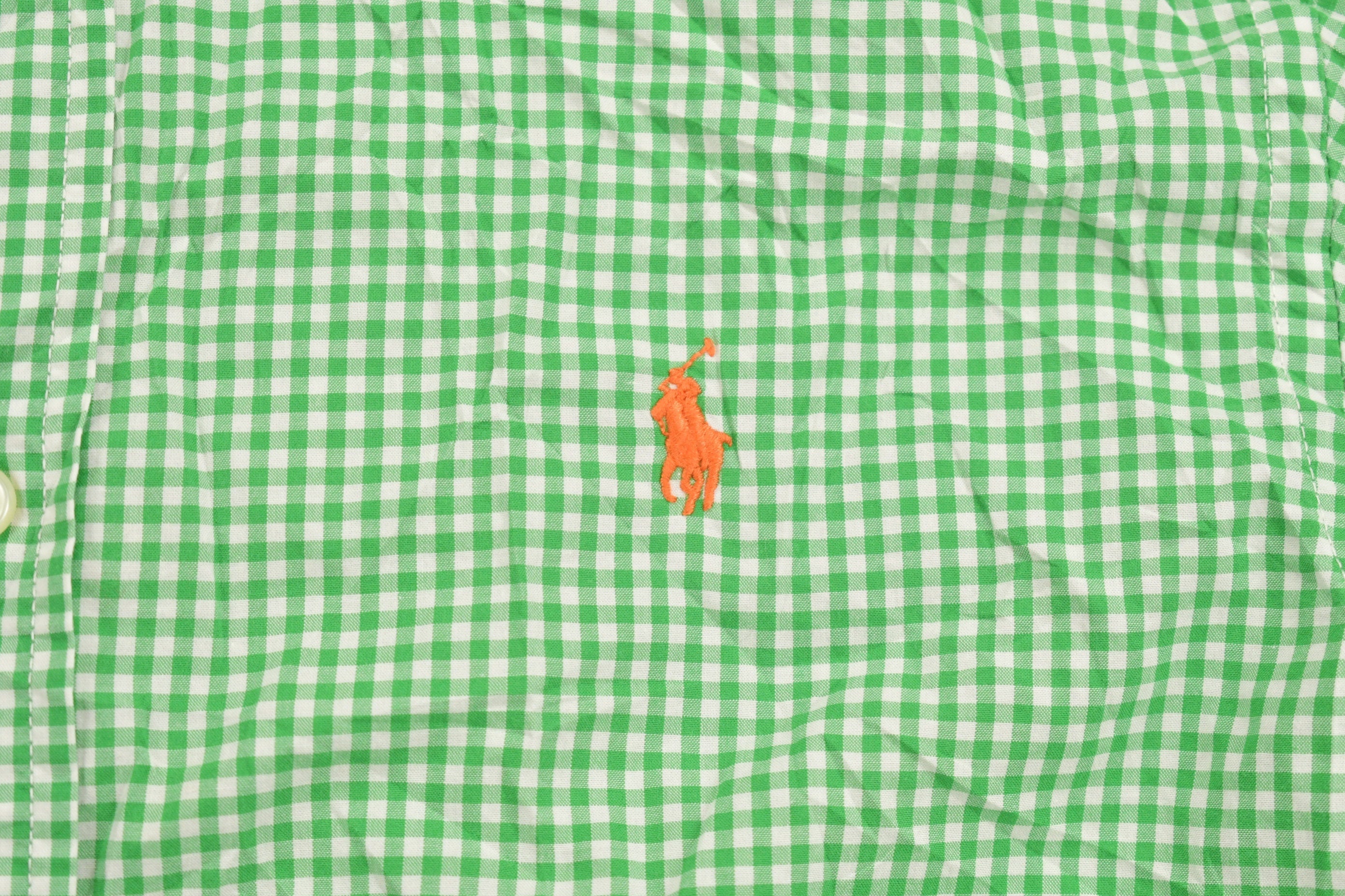 Vintage 1990s Youth Ralph Lauren Check Button Up Shirt