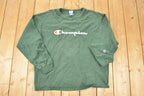 Vintage Y2K Champion Text Logo Crewneck Sweatshirt Men's XL