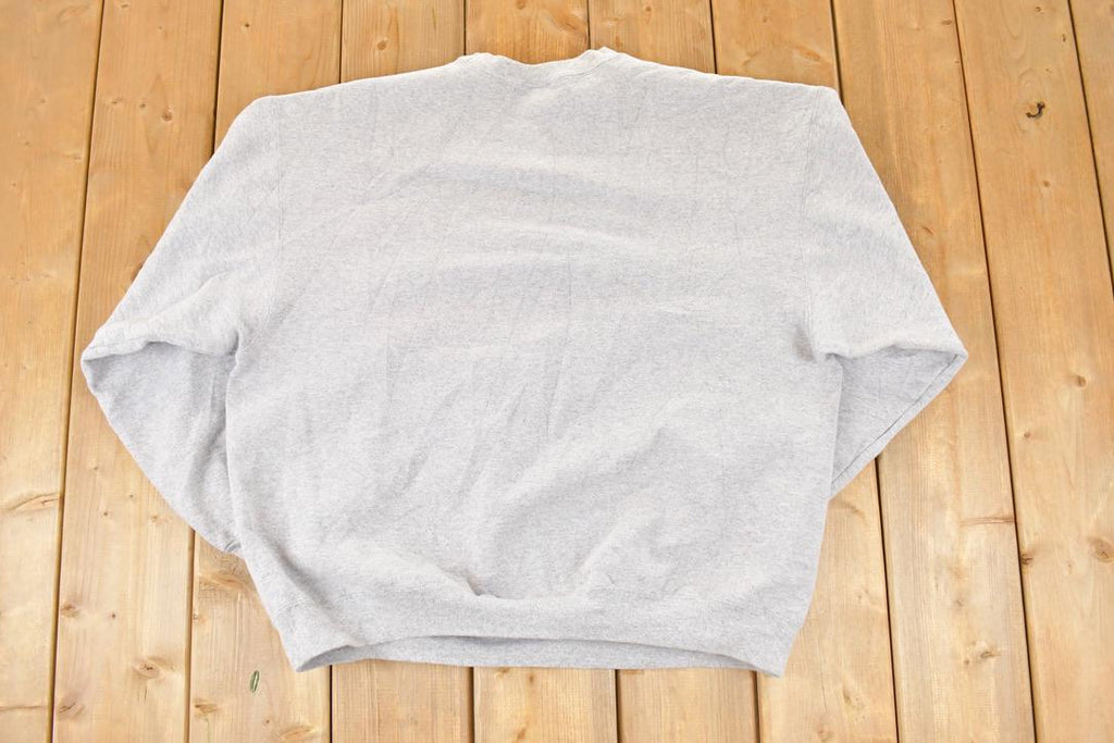 Vintage 1990s FOTL Blank Heather Grey Crewneck Sweatshirt Men's L