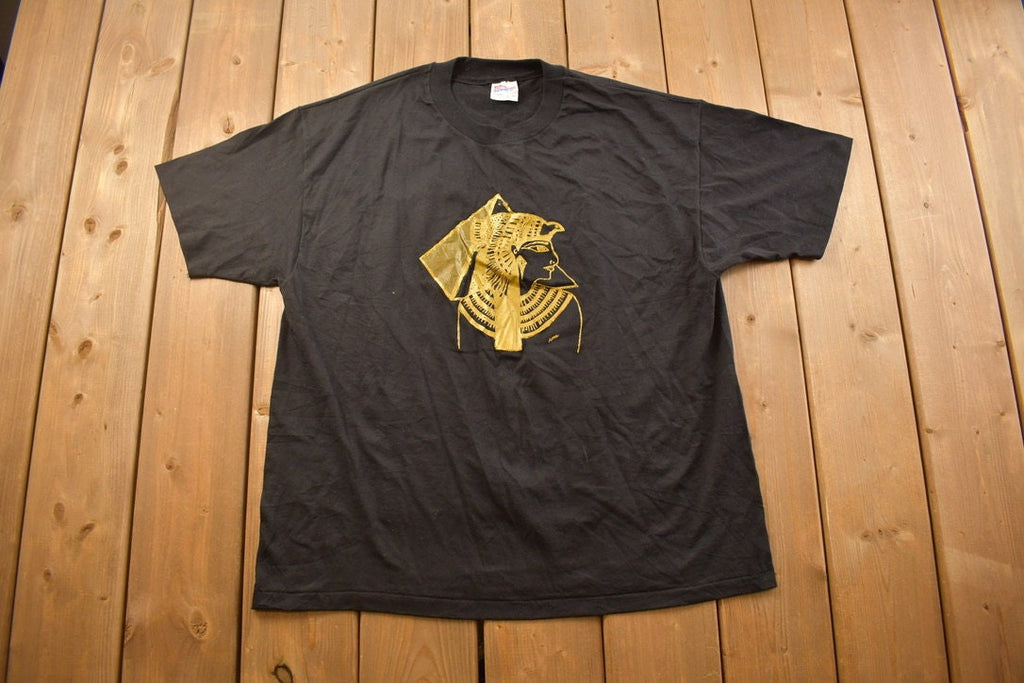 Vintage 1990s Egyptian Pharaoh Graphic T Shirt