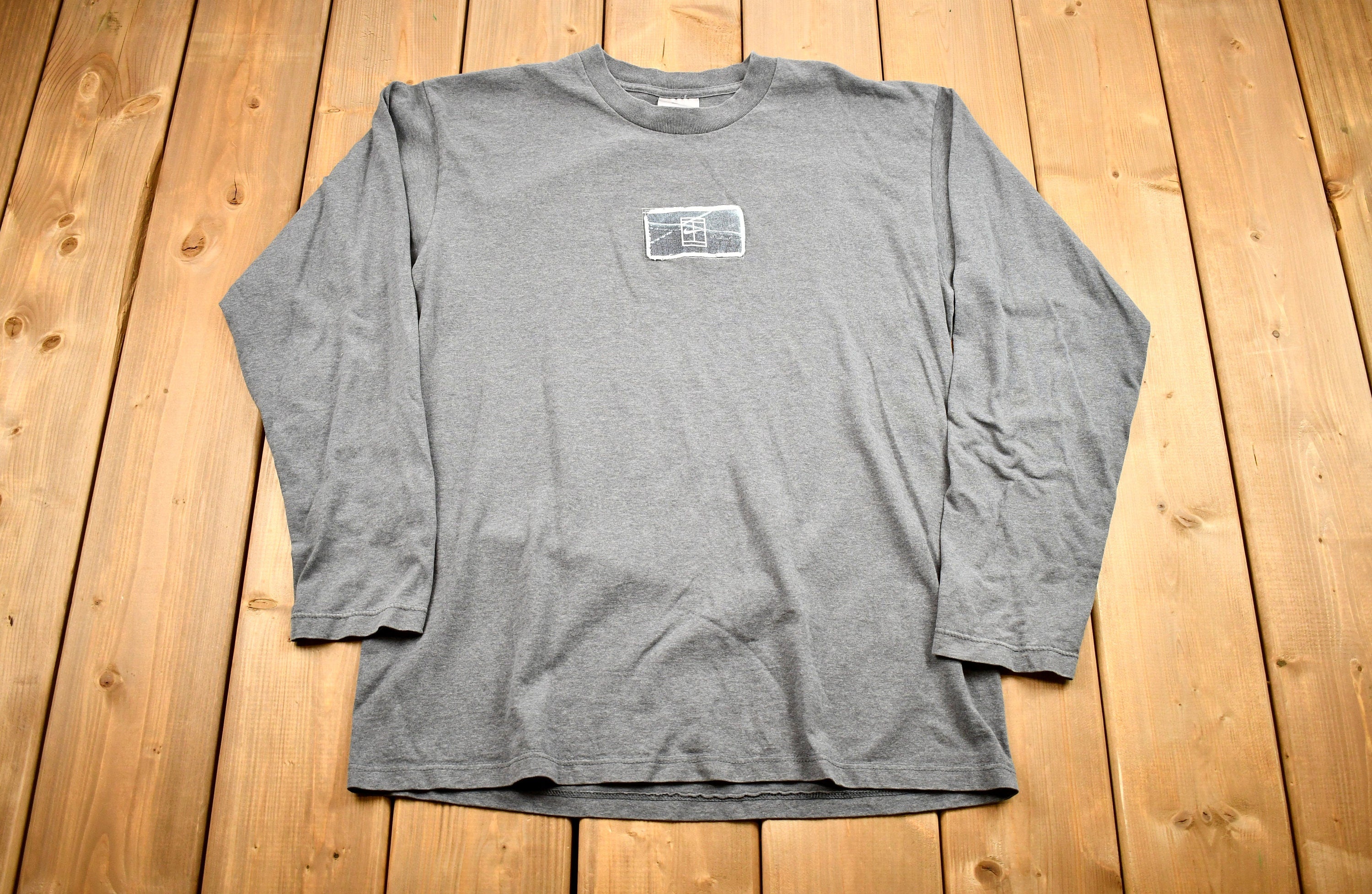Vintage Nike Mini Swoosh Cut N Sew Long Sleeve T-Shirt