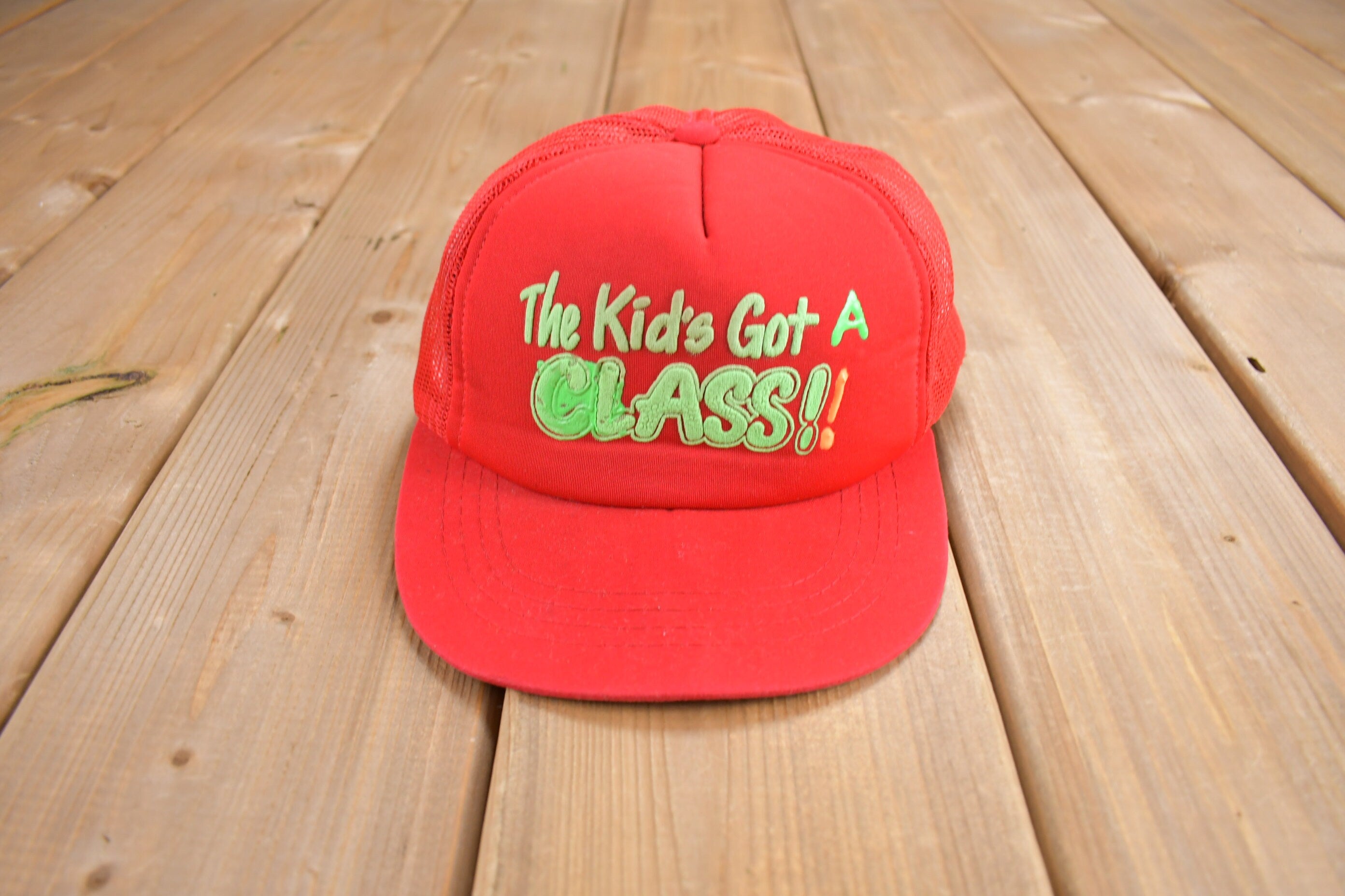 Vintage 1990s The Kids Got A Class! Trucker Hat