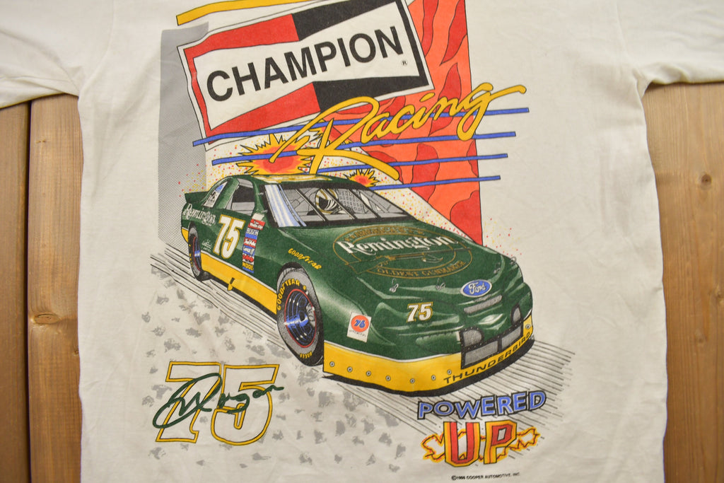 Vintage 1996 Rick Mast Champion Racing T-Shirt