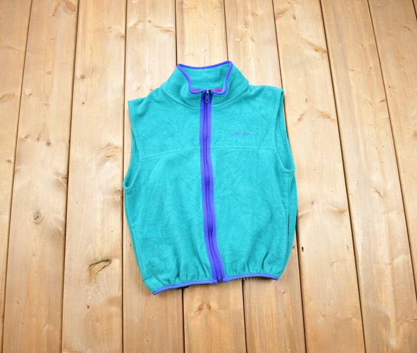 Vintage 1980s L.L Bean Fleece Sweater Vest