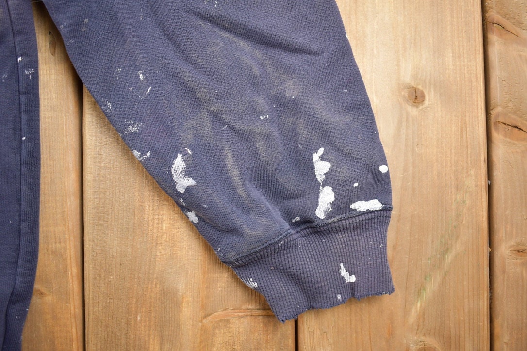 Vintage 1990s Carhartt Quarter Zip Up Hoodie Sweatshirt