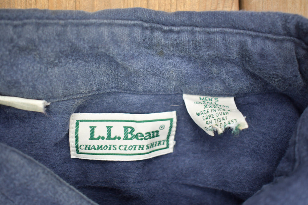 Vintage 1990s LL Bean Chamois Cloth Button Up Shirt