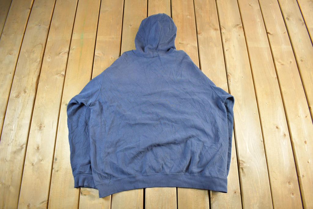Vintage 2000s Nike Embroidered Mini Middle Swoosh Hoodie Men's XL