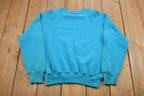 Vintage 1990 Lighthouse Graphic Raglan Crewneck Sweatshirt