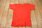 Vintage 1984 New York State Boys Basketball Championships Single Stitch Graphic T Shirt Made In USA