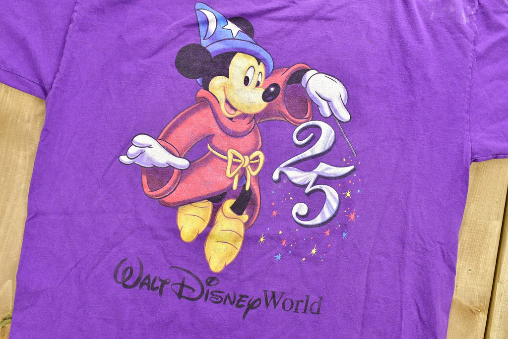 Vintage 1996 Walt Disnye World Anniversary Promo T-Shirt