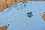 Vintage 1985 Laurence County Triathlon Distressed Long-Sleeve T-Shirt