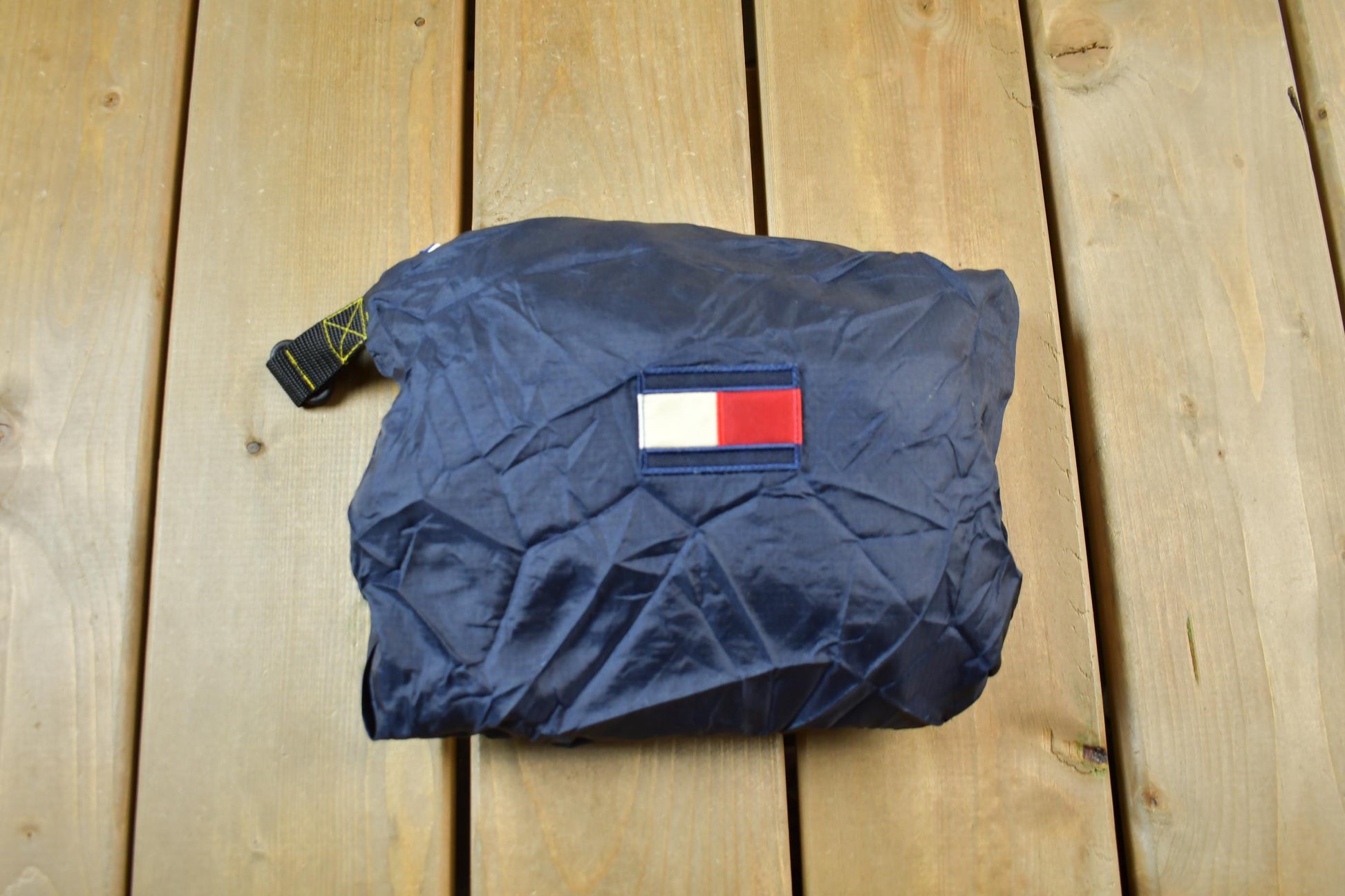 Vintage 1990s Tommy Hilfiger Sailing Gear Packable Windbreaker Jacket