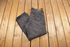 Vintage 1980s Lee Dark Wash Denim Jeans Size 37 x 28.5