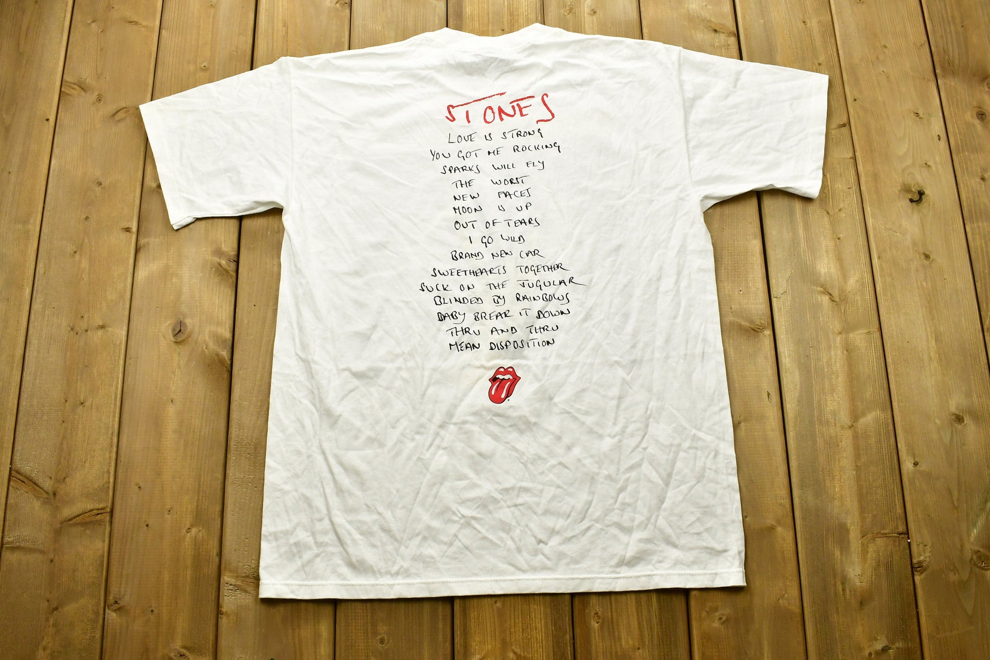 Vintage 1994 Rolling Stones Voodoo Lounge Tour Band T-shirt