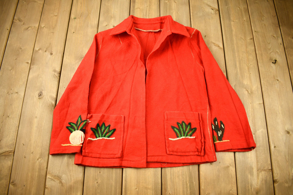 Vintage 1950s Mexican Embroidered Souvenir Jacket