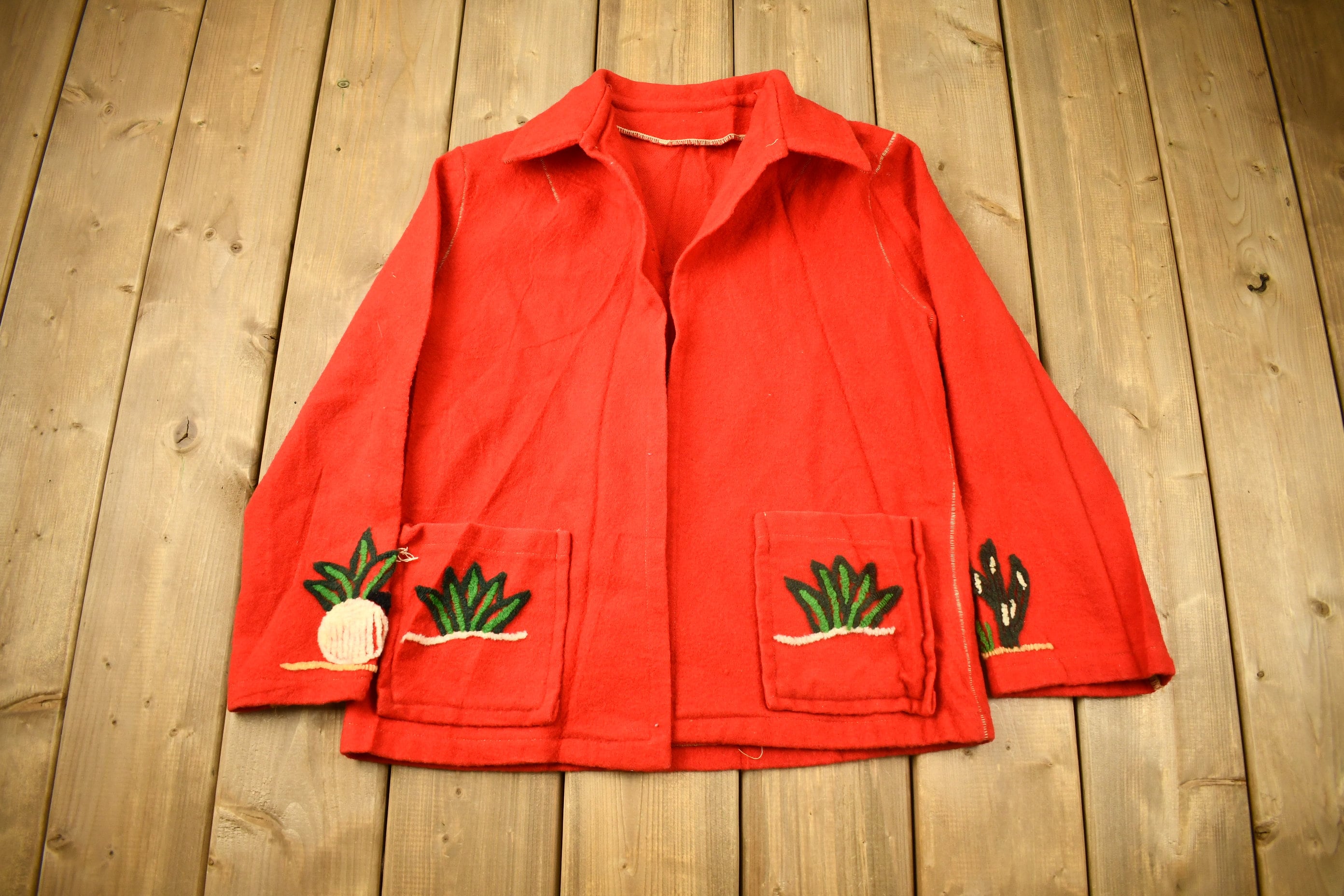 Vintage 1950s Mexican Embroidered Souvenir Jacket