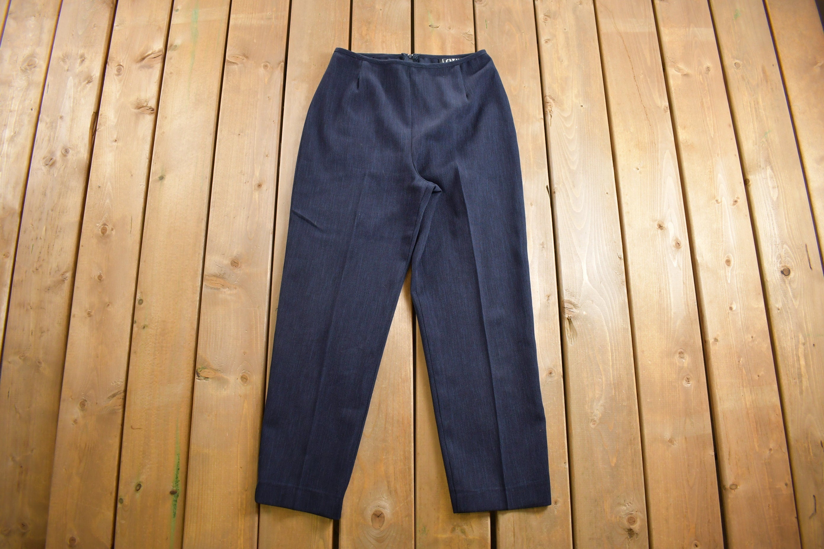 Vintage 1970's Pleated Trousers 28 x 29.5