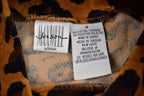 Vintage 1990s Leopard Print Turtleneck Crewneck