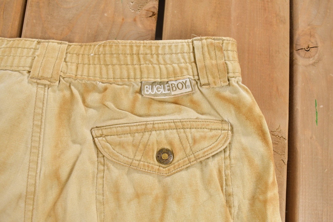 Vintage 1990s Bugle Boy Distressed Pants Size 29 x 25.5