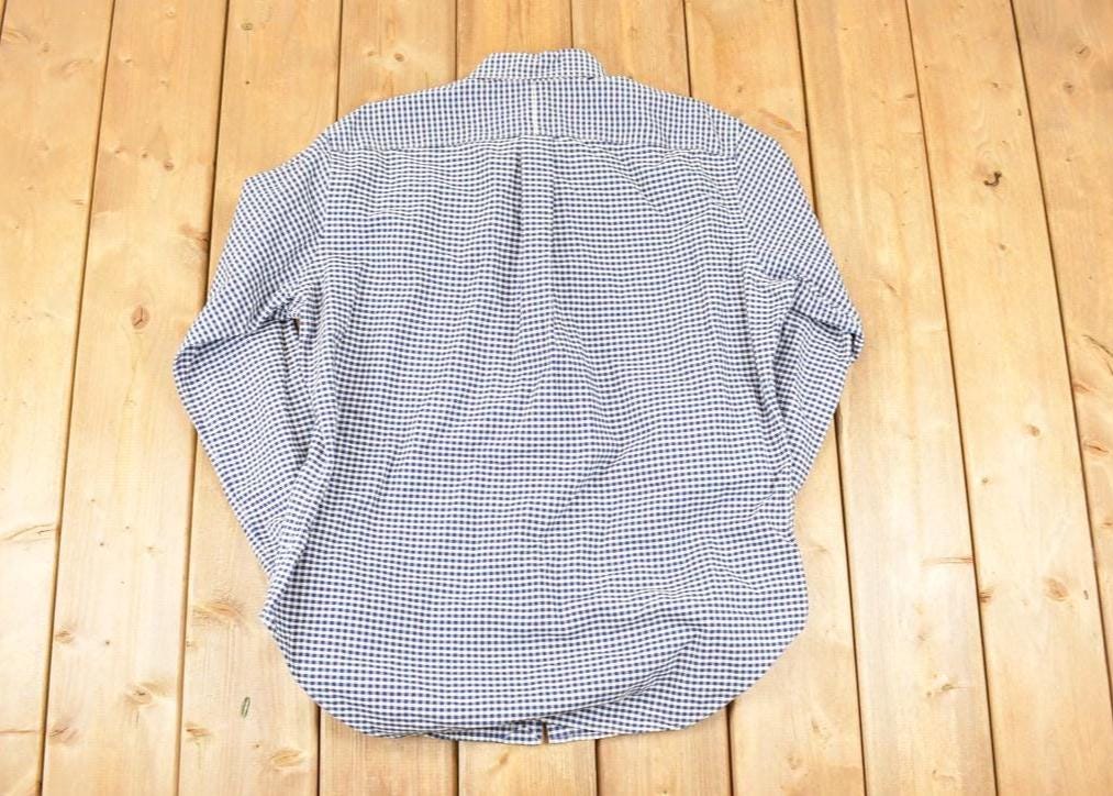 Vintage 1990s Ralph Lauren Polo Plaid Button Up Shirt Men's L