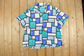 Vintage 1990s Allison Daley Women's Geometric Button Up Shirt