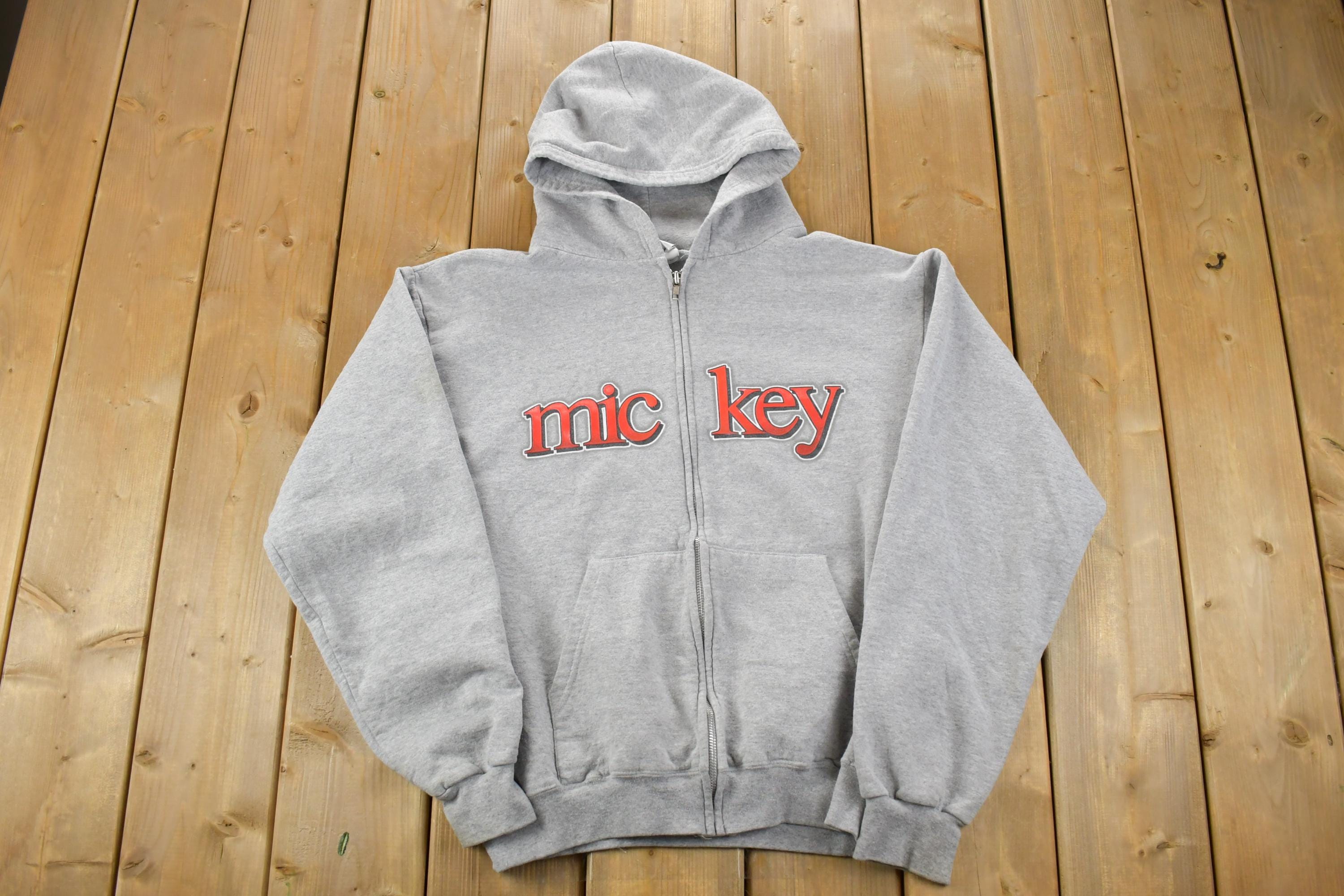 Vintage 1990s Walt Disney World Mickey Mouse Zip Up Hoodie