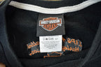 Vintage 1990s Harley Davidson Motorcycles Gaylord Michigan Womens Graphic Sweatshirt