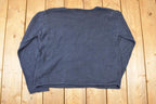 Vintage 1990s Nautica Jeans Company Screen Print Knit Crewneck Sweater Women's L