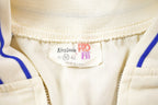 Vintage 1980s King Louie Embroidered White Bomber Jacket