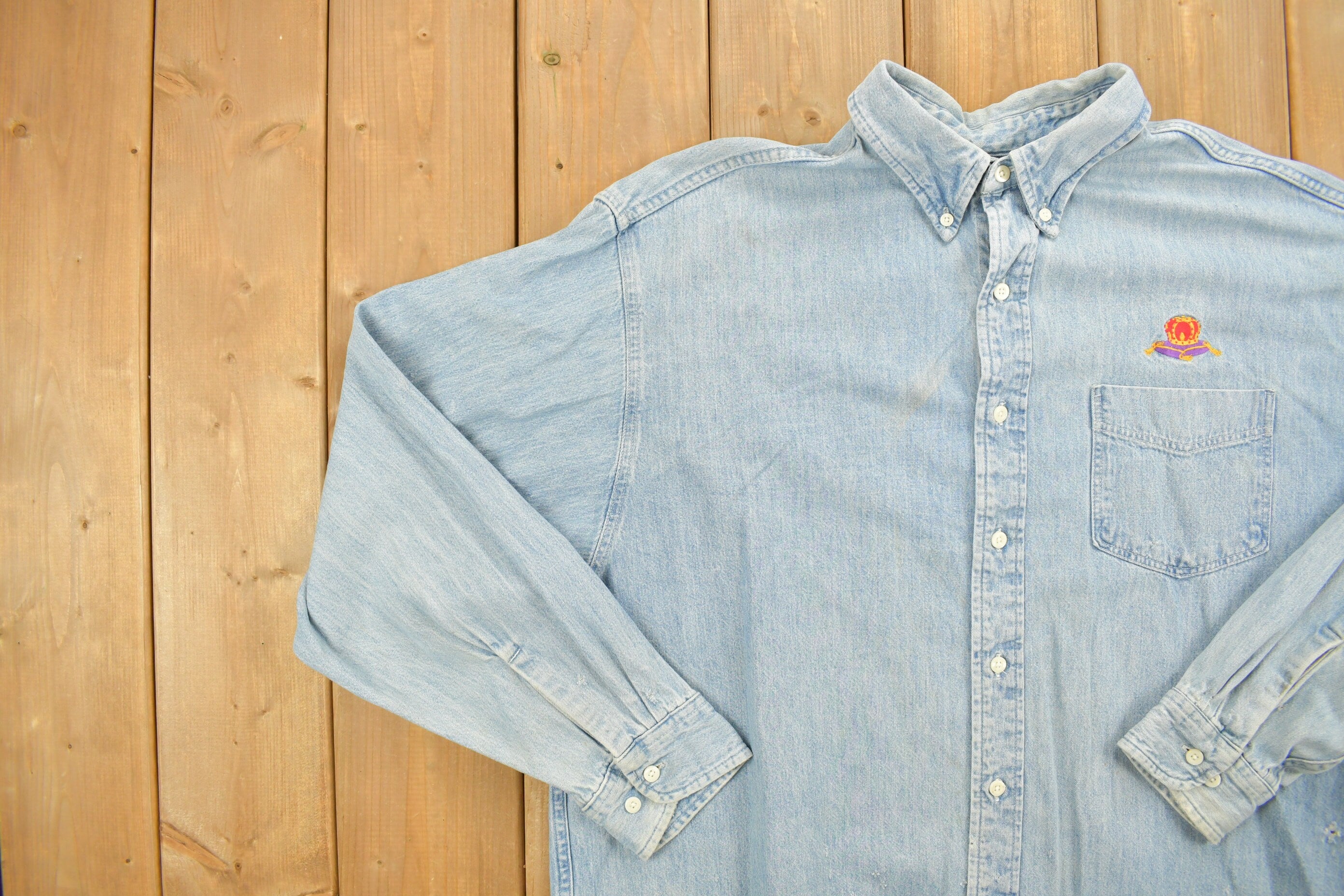 Vintage 1990s Crown Royal Button Up Shirt