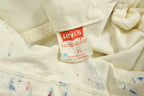 Vintage 1990s Levi's Confetti Painted Denim Jean Jacket