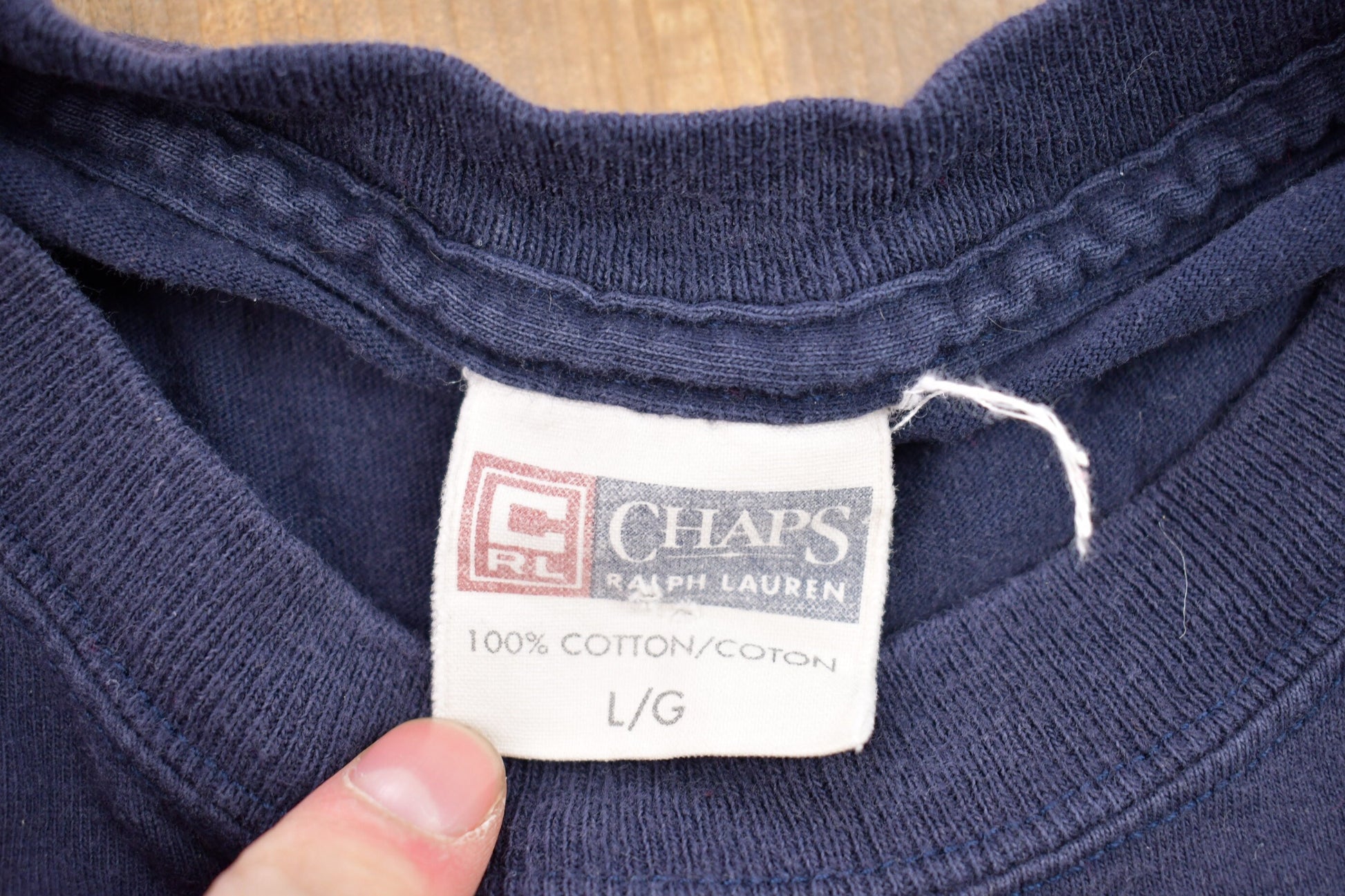 Vintage 1990s Chaps Ralph Lauren Graphic T-Shirt / Graphic / 90s Chaps / Streetwear / Retro Style / Ralph Lauren Tee / Made In USA