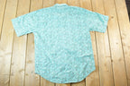 Vintage 1990s Berkley Paisley H2O Pure Water Washdown Button Up Shirt Men's L