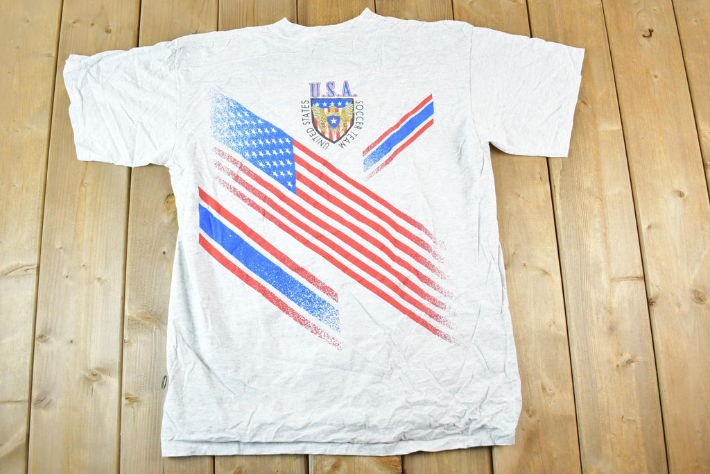 Vintage 1990s United States Soccer Team Souvenir T-Shirt Mens L