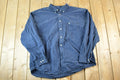 Vintage 1990s Eddie Bauer Button Up Shirt Mens XL  Vintage Button Up  Preppy Button Up