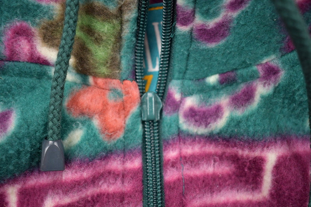 Vintage 1990s Climate Zone Fleece Zip Up Sweater