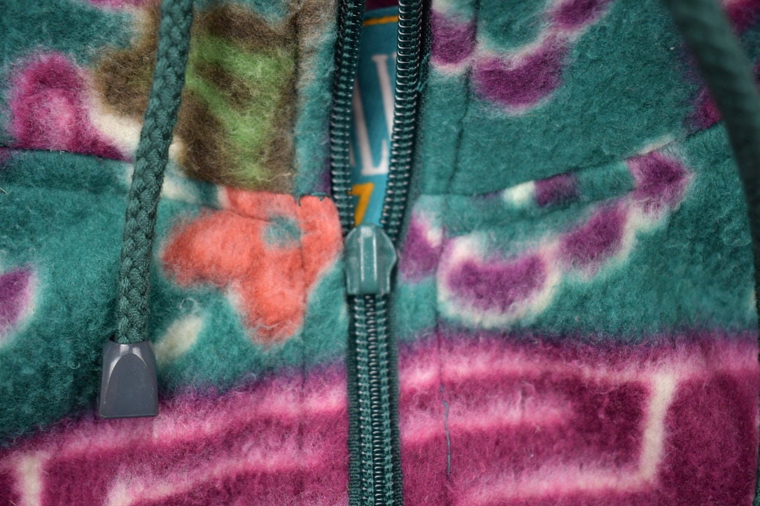 Vintage 1990s Climate Zone Fleece Zip Up Sweater