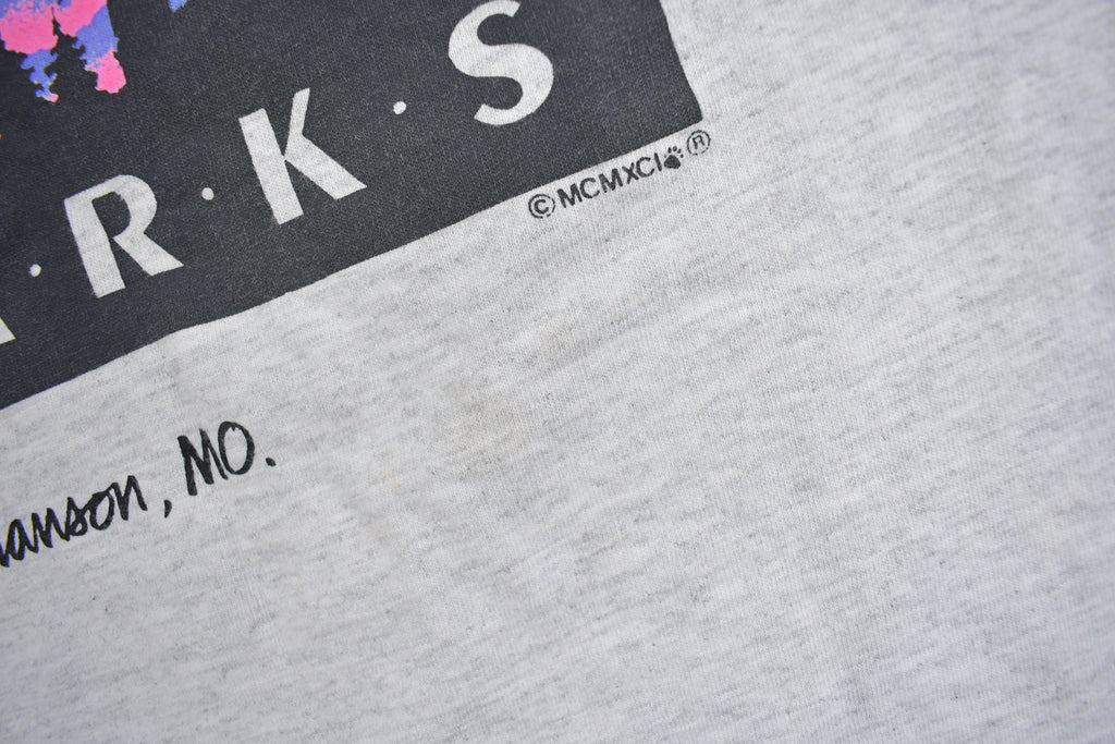 Vintage 1990s The Ozarks Missouri Souvenir T Shirt  Streetwear  Made In USA  Double Layer  Travel T Shirt  Single Stitch  Outdoorsman
