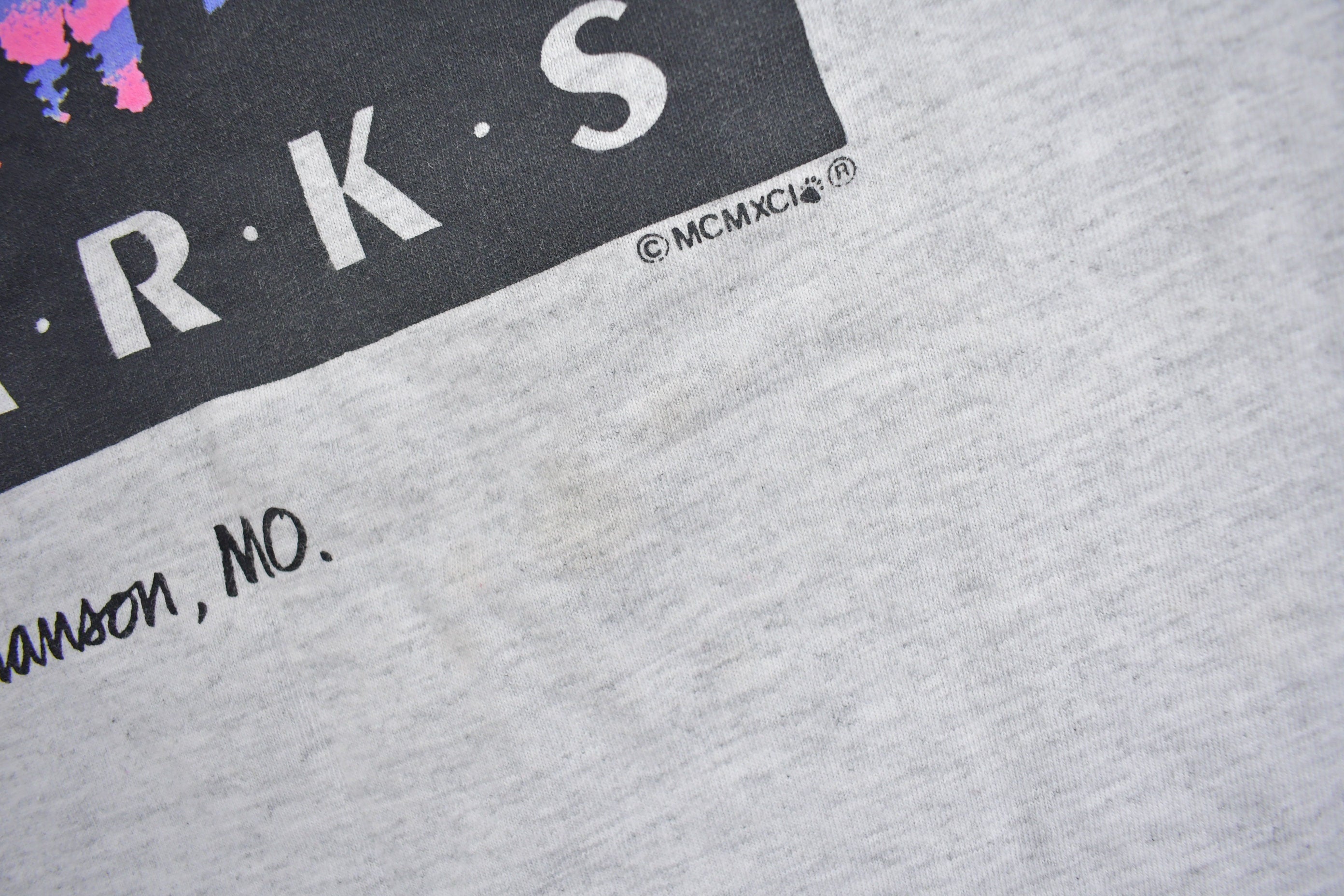 Vintage 1990s The Ozarks Missouri Souvenir T Shirt  Streetwear  Made In USA  Double Layer  Travel T Shirt  Single Stitch  Outdoorsman