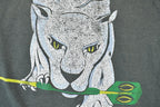 Vintage 1980s Panther Rose Single Stitch Graphic Print T-Shirt