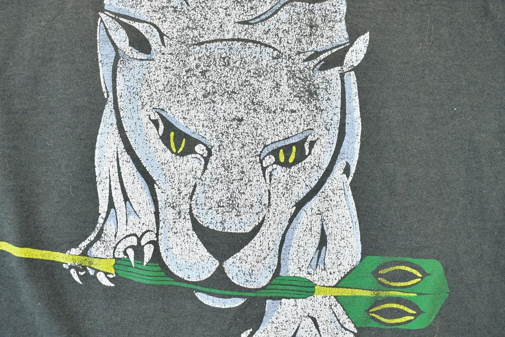 Vintage 1980s Panther Rose Single Stitch Graphic Print T-Shirt