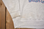 Vintage 1990s Oneita Great Eight Winter Games Crewneck Sweatshirt
