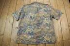 Vintage 1990s Tori Richard Funky Graphic T-Shirt