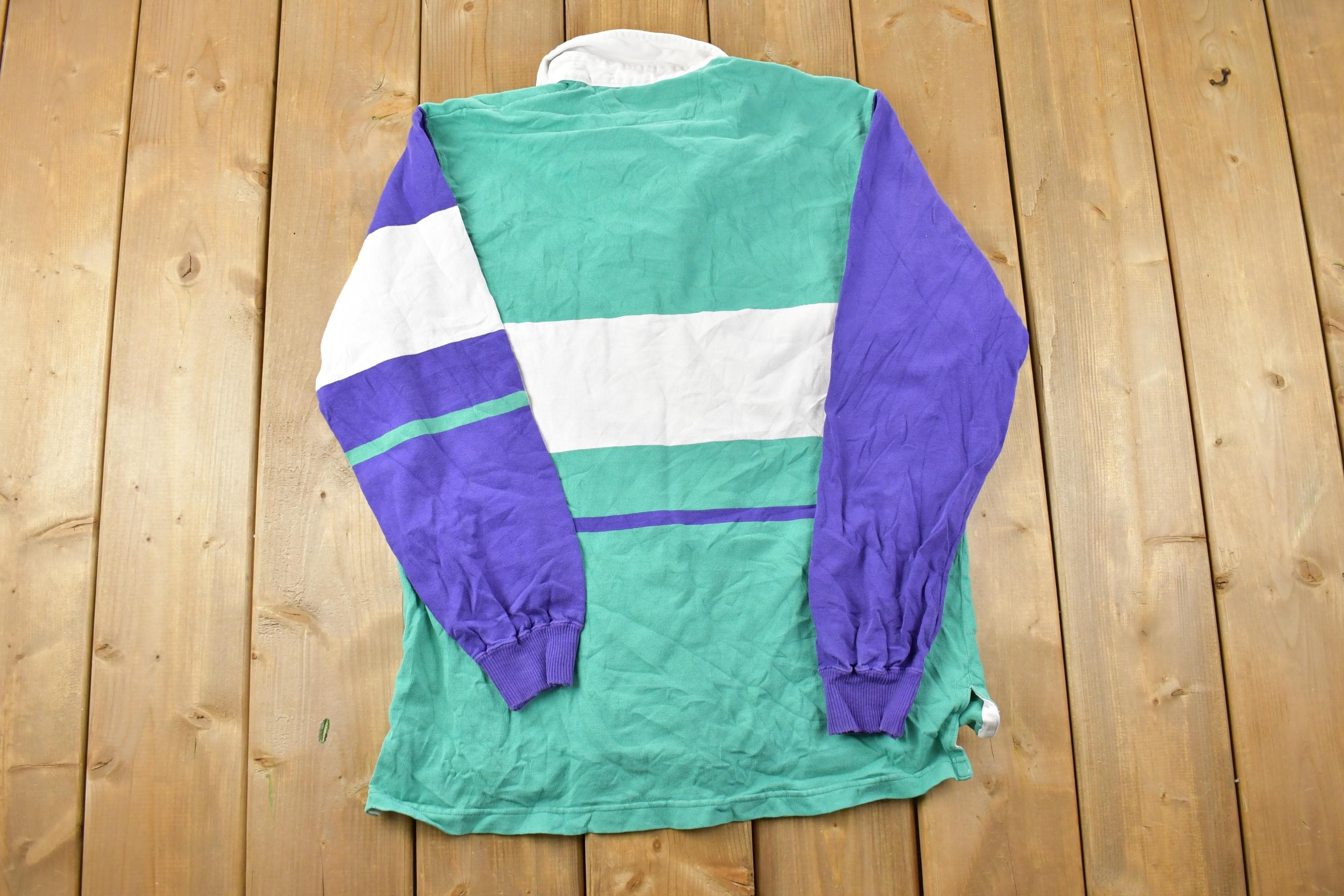 Vintage 1990s Harbour Town Rugby Button Up Shirt