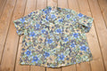 Vintage 1990s Alia Women's Tropical Button Up Shirt