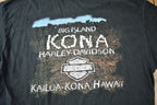 Vintage 2003 Harley Davidson Kona Hawaii Graphic Tee Made In USA Size XL