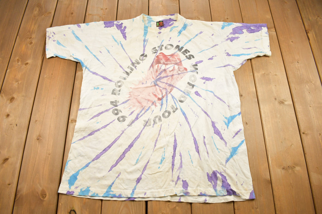 Vintage 1994 The Rolling Stones Voodoo Lounge All Over Print T-Shirt