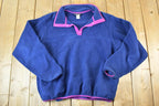 Vintage 1990s Lands End Fleece Outdoorsman Sweater Mens L
