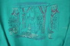 Vintage 1990s Weekend Edition Window Cat Crewneck